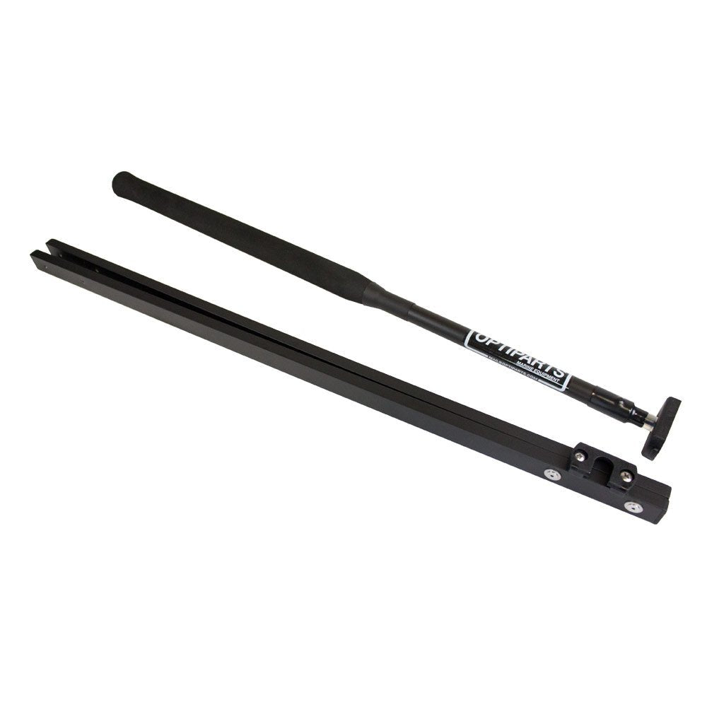 Optiparts Ruderpinne mit 'Deluxe' Pinnenausleger (Opti)